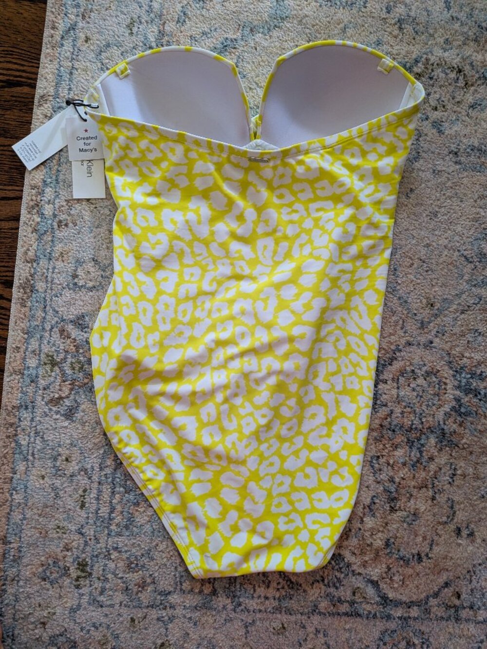 Calvin Klein neon leopard swimsuit - Picture 3 of 3